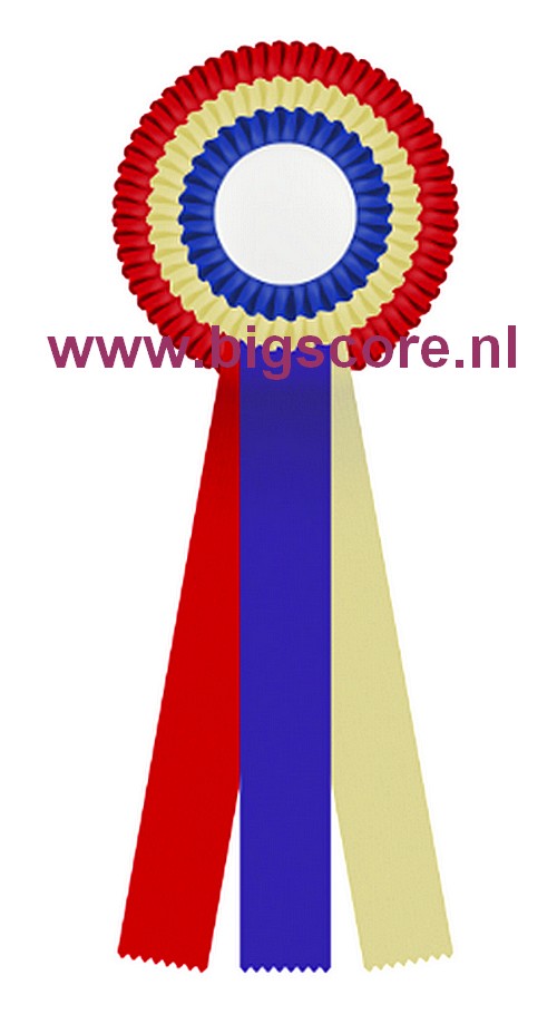 R 03 multi 3-Ringsrozet Ø 13 L: 31 cm Blanco met optie Full-Colour 50 mm afslag